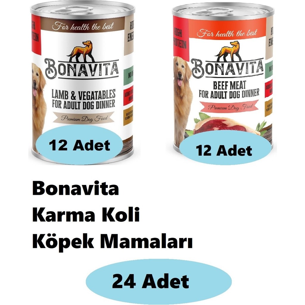 24'lü Bonavita Karma Koli Köpek Mamaları 05 - 24 Evcil Hayvan Ürünleri Fiyatı