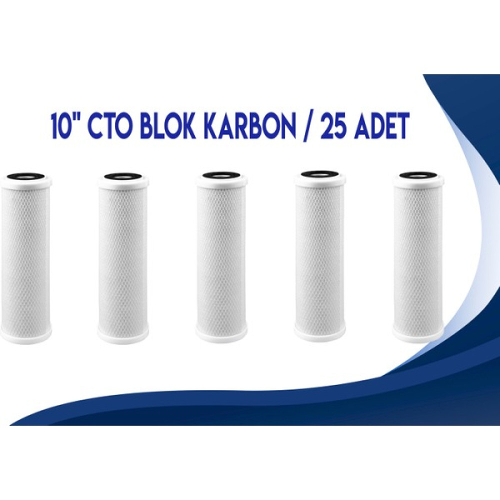 25 Adet Açık Kasa Su Arıtma Cihazı Filtresi Blok Karbon Cto 10inç Oto Boyaları Fiyatı
