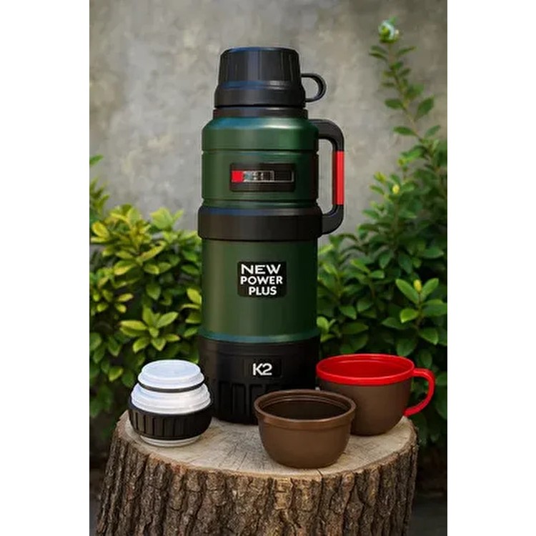 2.5 Lt Travel Pot Termos - 48 Saat Sıcak Soğuk Koruma | Kamp Termosu( Renk Dergisiklik Gösterebilir) - Gri - 4 lt Diğer Fiyatı