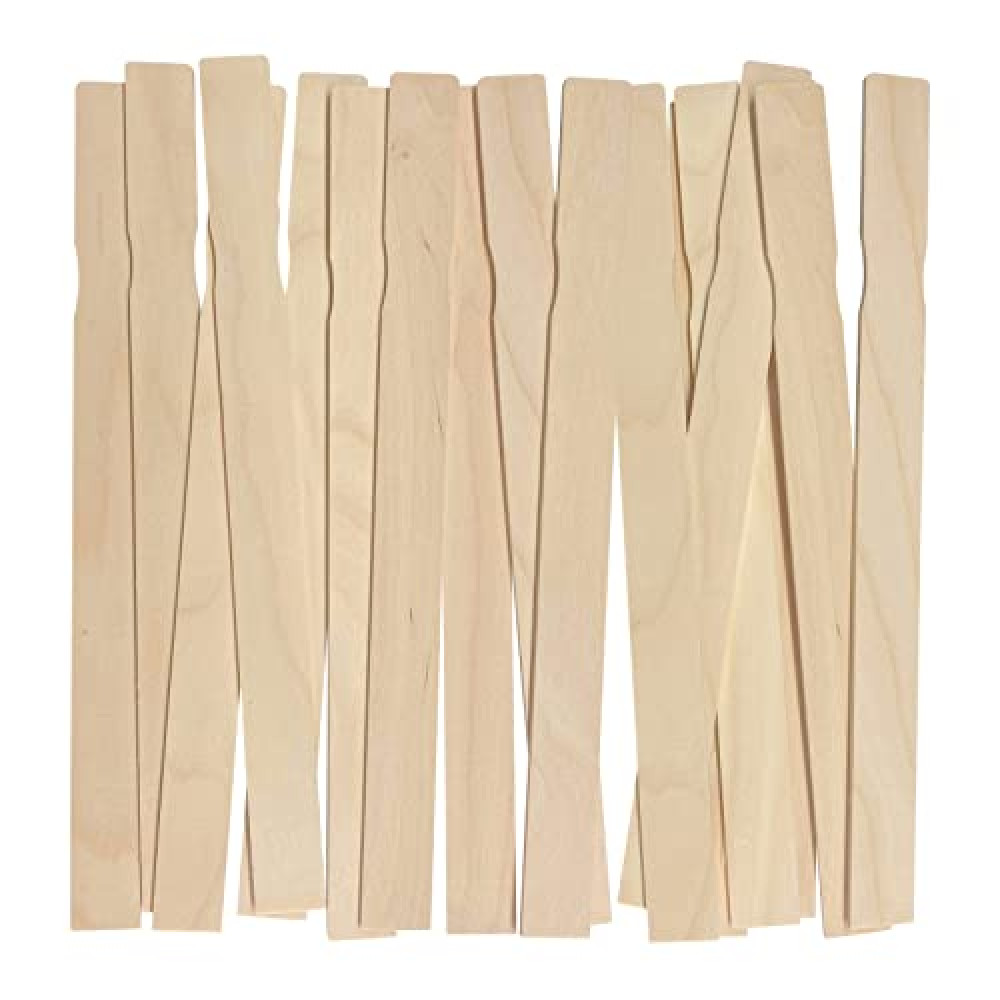 25 Pack Paint Stir Sticks, 12 Inch Wooden Paint Sticks for Mixing, Paint Stirrers, Garden and Library Markers
