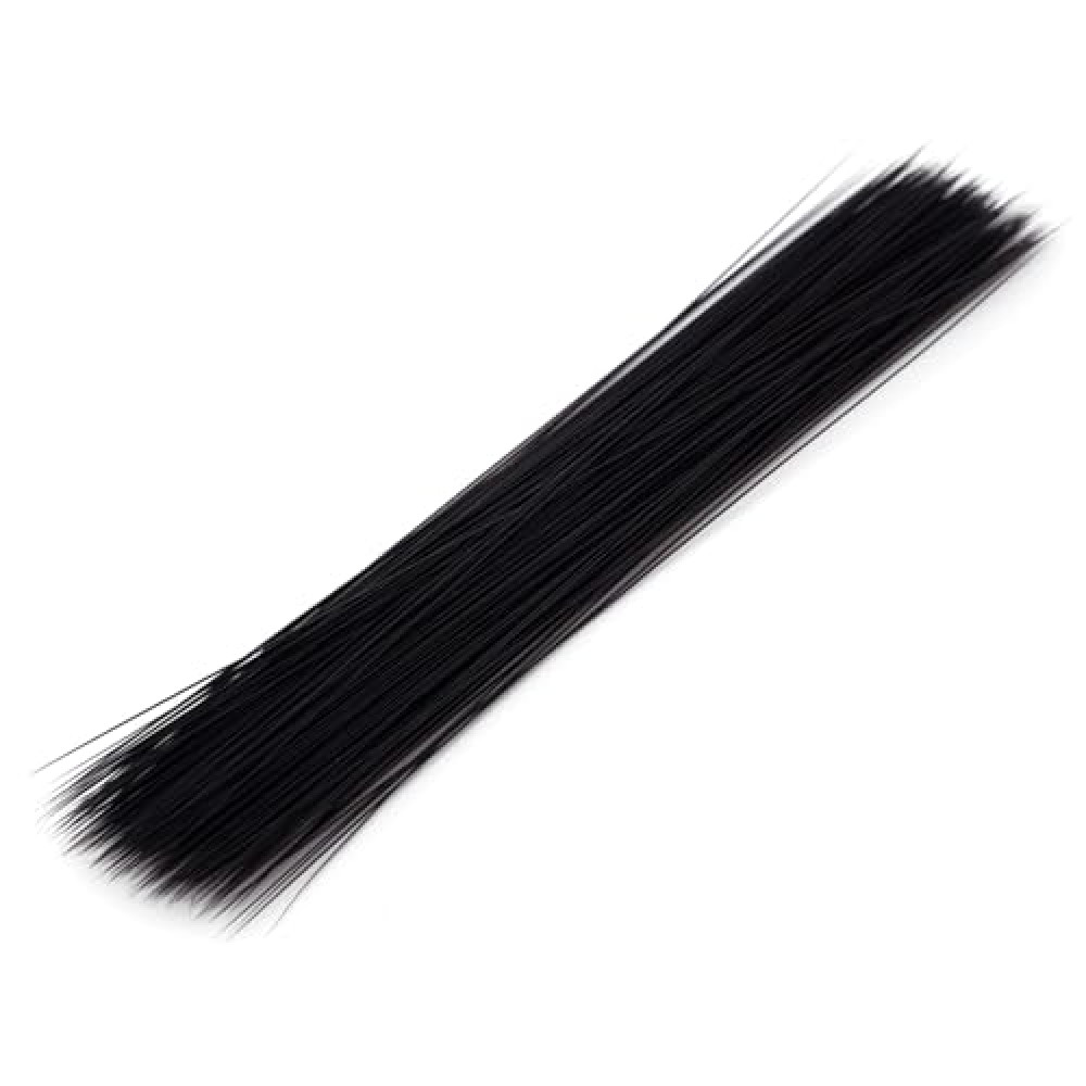250pcs Simulated Animal Whiskers for Crafts, 2.36-2.56in Plastic Whiskers for Crafts Stuffed Animal Whiskers Craft Whiskers for Stuffed Animals (Black)
