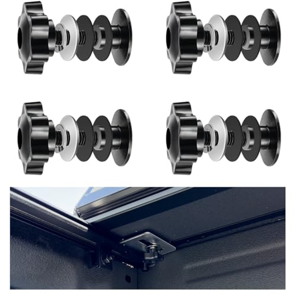 ? ??? 254A0001 Tonneau Cover Clamp Service Kit - Elevator Bolt Assembly, Fit for Hard Folding Truck Bed Tonneau Cover, Universal Fit