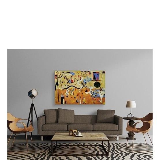 2645 Sanat Joan Miro Carnival Of Harlequin Yatay 60x80 cm Kanvas Tablo Kanvas Tablo Fiyatı