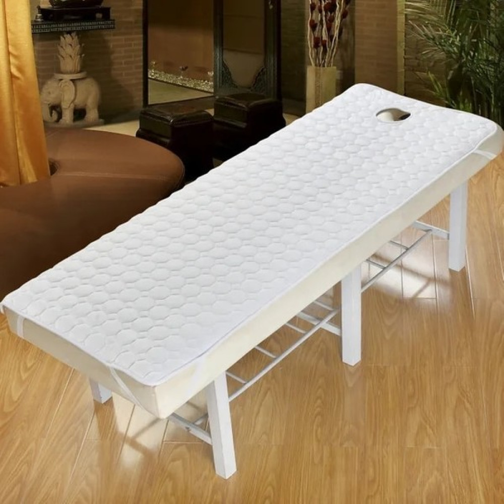 2Danlu Beyaz Masaj Yatağı Güzellik Salonu Yatak Nefes Yüz Kauçuk Yatak Örtüsü Delik Spa Masaj Masası Kalınlaşmak Levha 190X80 cm (Yurt Dışından) Masaj Cihazları Fiyatı