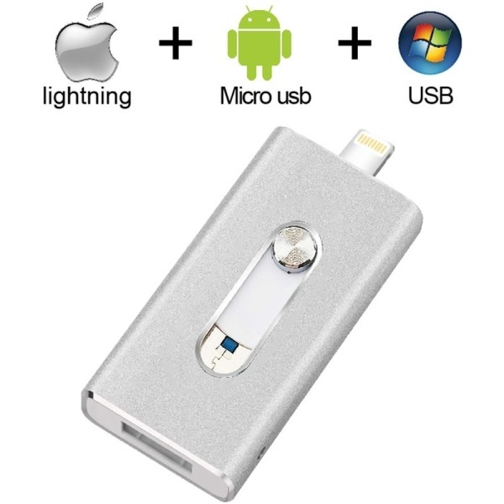 2Guoyang Gümüş 512 GB Otg USB Flash Sürücü Apple iPhone iPad Ipod Mobil Için USB Flash Disk USB Sopa Flash Kalem Sürücü 128G 64 GB 32 GB 16 GB USB ... Telefon Yedek Parça Fiyatı