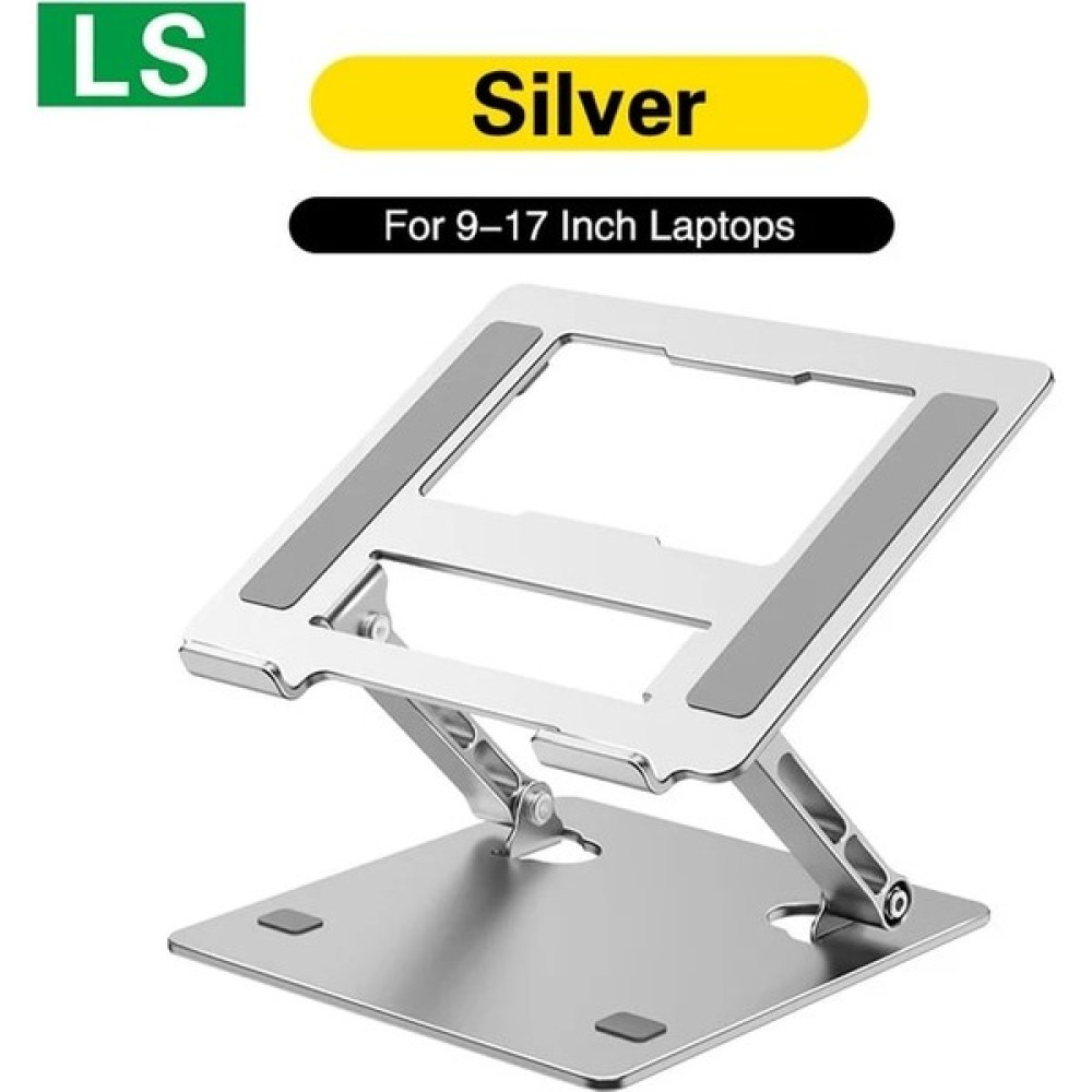 2Guoyang Gümüş Ayarlanabilir Laptop Standı LS658 Alüminyum Macbook Katlanabilir Bilgisayar Tablet Desteği Dizüstü Standı Masa Dizüstü Bilgisayar Tu... Dizüstü Bilgisayar Aksesuarları Fiyatı