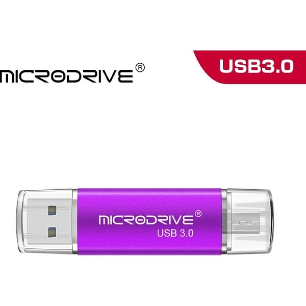 2Guoyang Mor 128GB Yüksek Hızlı USB 3.0 Flash Sürücüler 128GB 64GB 32GB 16GB USB Bellek Çubuğu Otg Harici Depolama Çift Uygulama Mikro Ücretsiz Ada... Telefon Yedek Parça Fiyatı