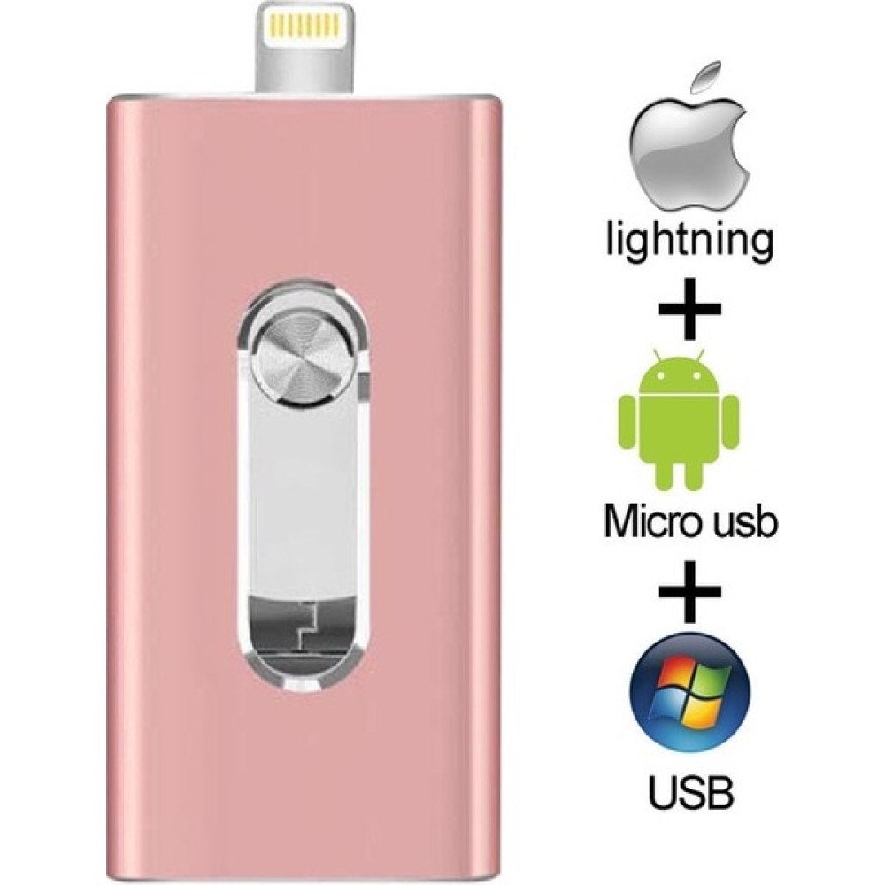 2Guoyang Pembe 512GB Metal USB Flash Sürücü 128GB Otg Kalem Sürücü 32GB 64GB USB 3.0 Flash Disk iPhone 11 Pro/xr/xs Max USB Bellek Çubuğu 256GB (Yu... Telefon Yedek Parça Fiyatı