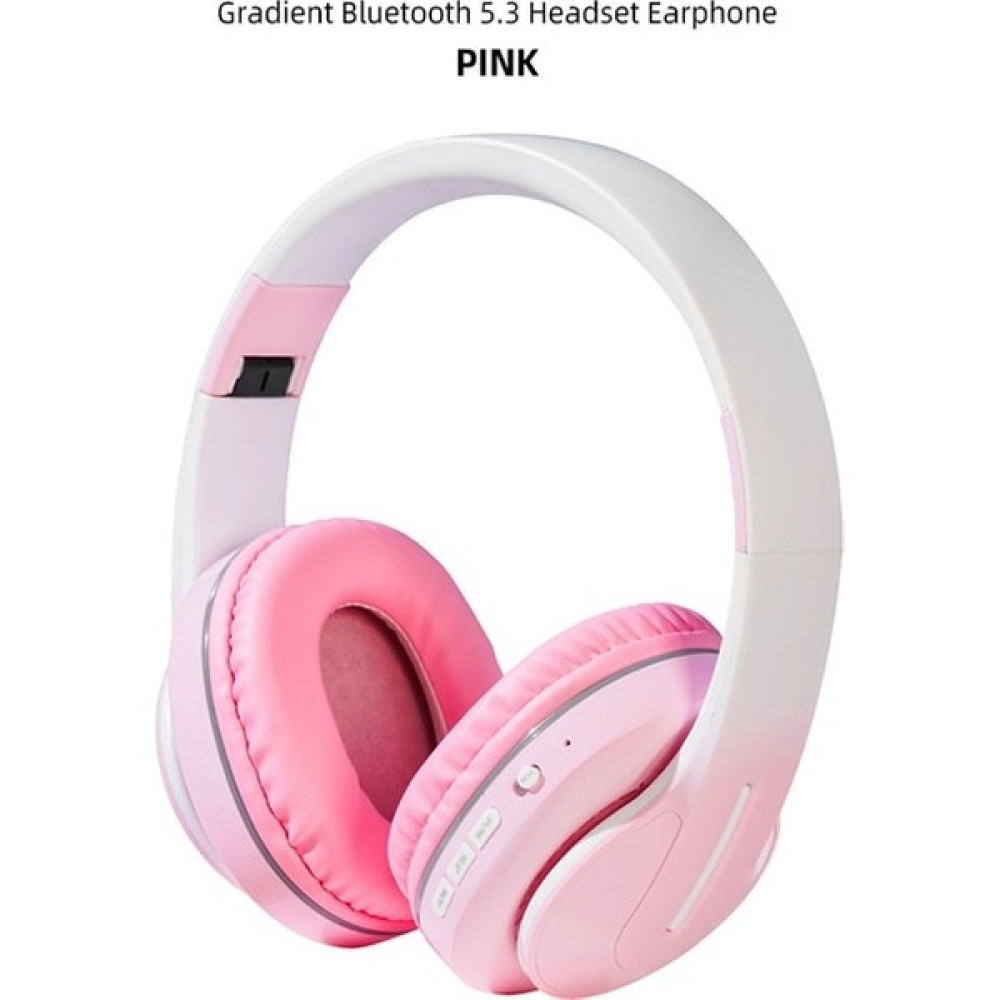2Guoyang Pembe Kulaklıklar Oyun Kulaklıklar Blutooth Çocuk Noel Mikrofonlu Kablosuz Kulaklık Renkli Işık Pc Dizüstü Bilgisayar Kulaklığı Çocuklar H... Kulak Üstü Kulaklık Fiyatı
