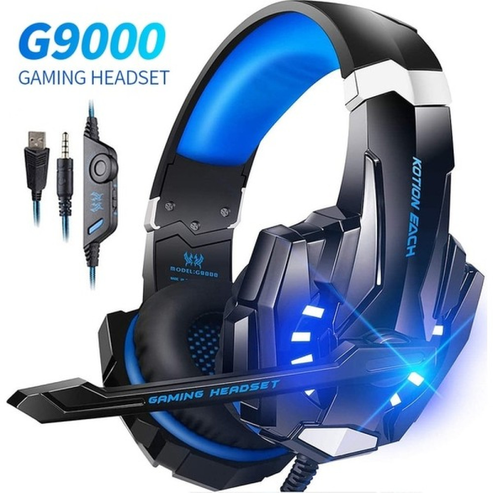 2Guoyang Siyah Mavi Kotıon Her G9000 Kulaklık Mikrofonlu Esports Oyun Kulaklığı Dizüstü Masaüstü Bilgisayar Kulaklığı 3,5 mm + USB Siyah Mavi Kulak... Kulak Üstü Kulaklık Fiyatı