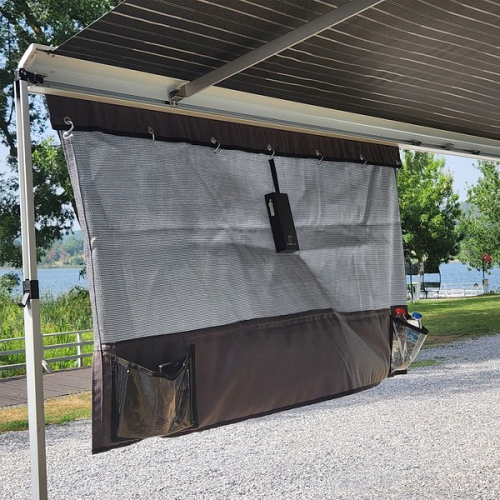2k 200X80CM Karavan Tentesi Önü Askılı Cepli Ön Gölgelik Oto Boyaları Fiyatı