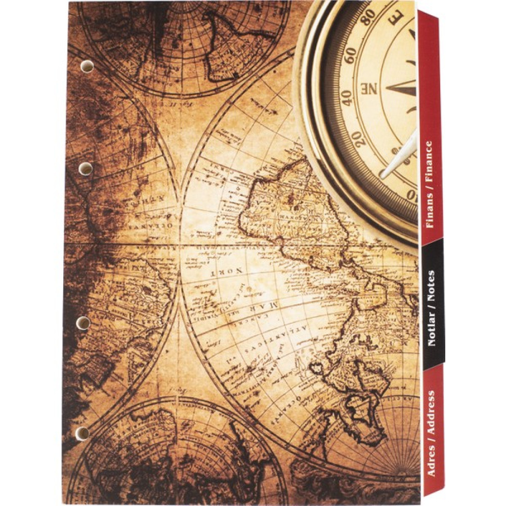 2k 4 Delikli Çizgili Tarihsiz Organizer Yedeği 15 x 21 cm Ajanda Fiyatı