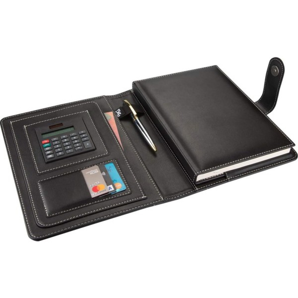 2k 4530 Ajanda Tarihsiz Çizgili 17 x 24 cm Ajanda/defter Hesap Makineli Suni Deri Organizer, Siyah Defter Fiyatı