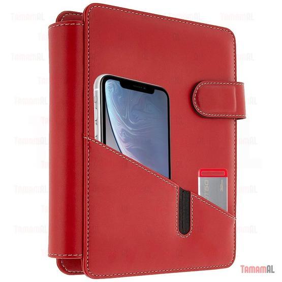 2K 5293 Kırmızı Halka Çizgili Organizer