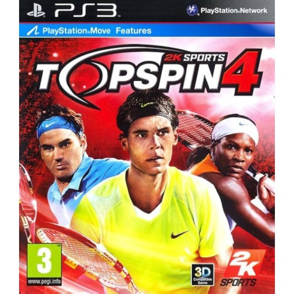 2K Top Spin 4 (Move) Ps3 Oyun PlayStation 2 - 3 Oyunları Fiyatı