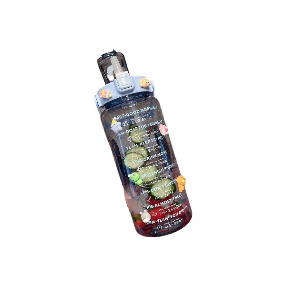 2l Taşınabilir Su Matarası(Yurt Dışından) - Mavi - içki şişesi - PP Suluk Fiyatı