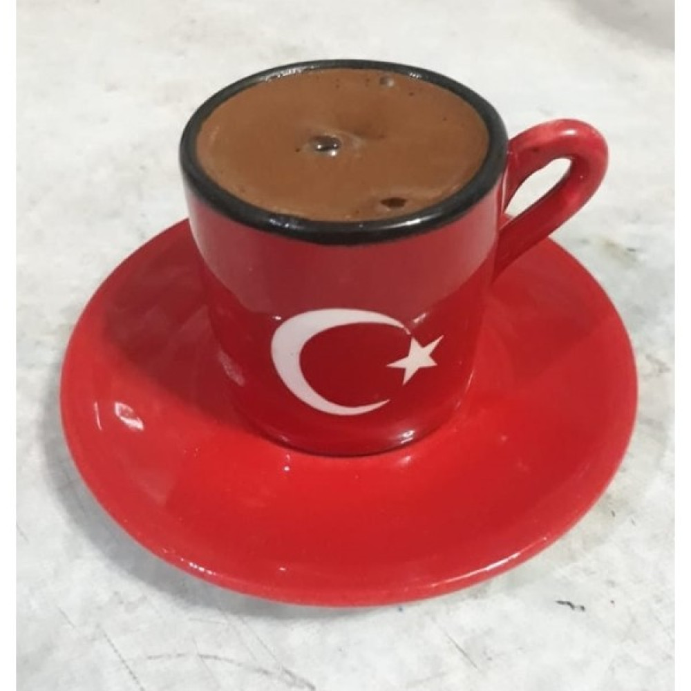 2li Fincan Takımı - Kırmızı Fincan / Bardak / Kahve Takımı Fiyatı