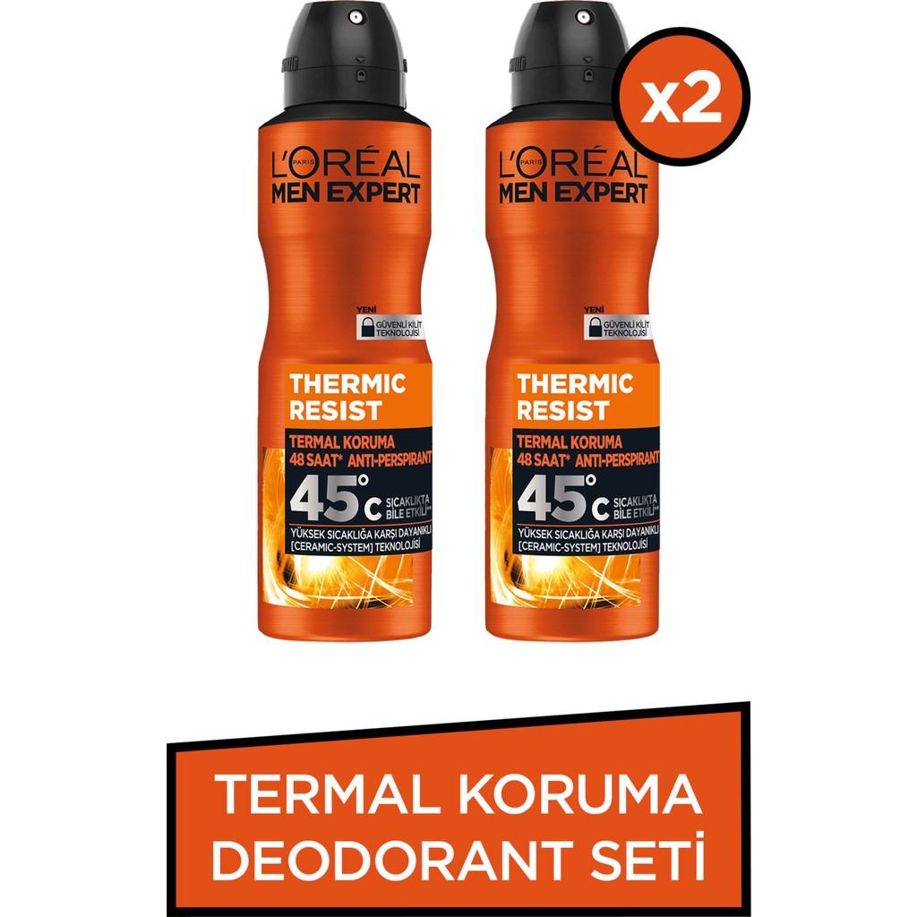 2'Li Men Expert Termal Koruma Deodorant Seti Deodorantlar Fiyatı