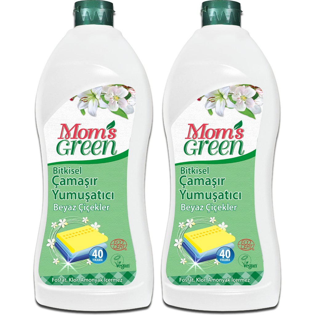 2'li Set Bitkisel Çamaşır Yumuşatıcı - Beyaz Çiçekler Eco 80 Yıkama(750 ml x2 Adet) - 1,5 lt Çamaşır Yıkama Fiyatı