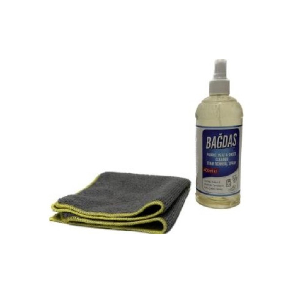 2'li Set Koltuk Kumaş Ayakkabı Çok Amaçlı Leke Çıkarıcı Sprey 400 ml ve Miktofiber Bez 30 x 30 cm Çamaşır Yıkama Fiyatı