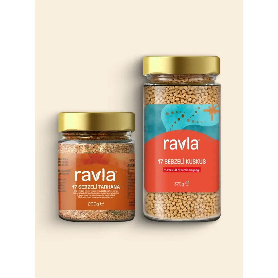 2'li Ürün - Ravla 17 Sebzeli Kuskus - 370G / 17 Sebzeli Tarhana - 200G - 370 gr Diğer Fiyatı