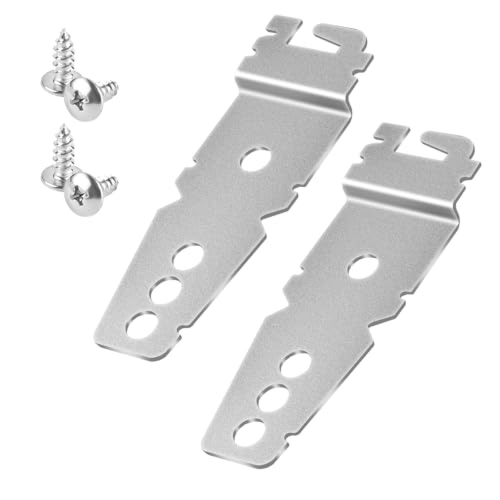 2pcs Dishwasher Mounting Brackets, Under Counter Mounting Clips Universal 8269145 dishwasher Clips with Screws for Ken-More Samsung Beyaz Eşya Aksesuarları Fiyatı