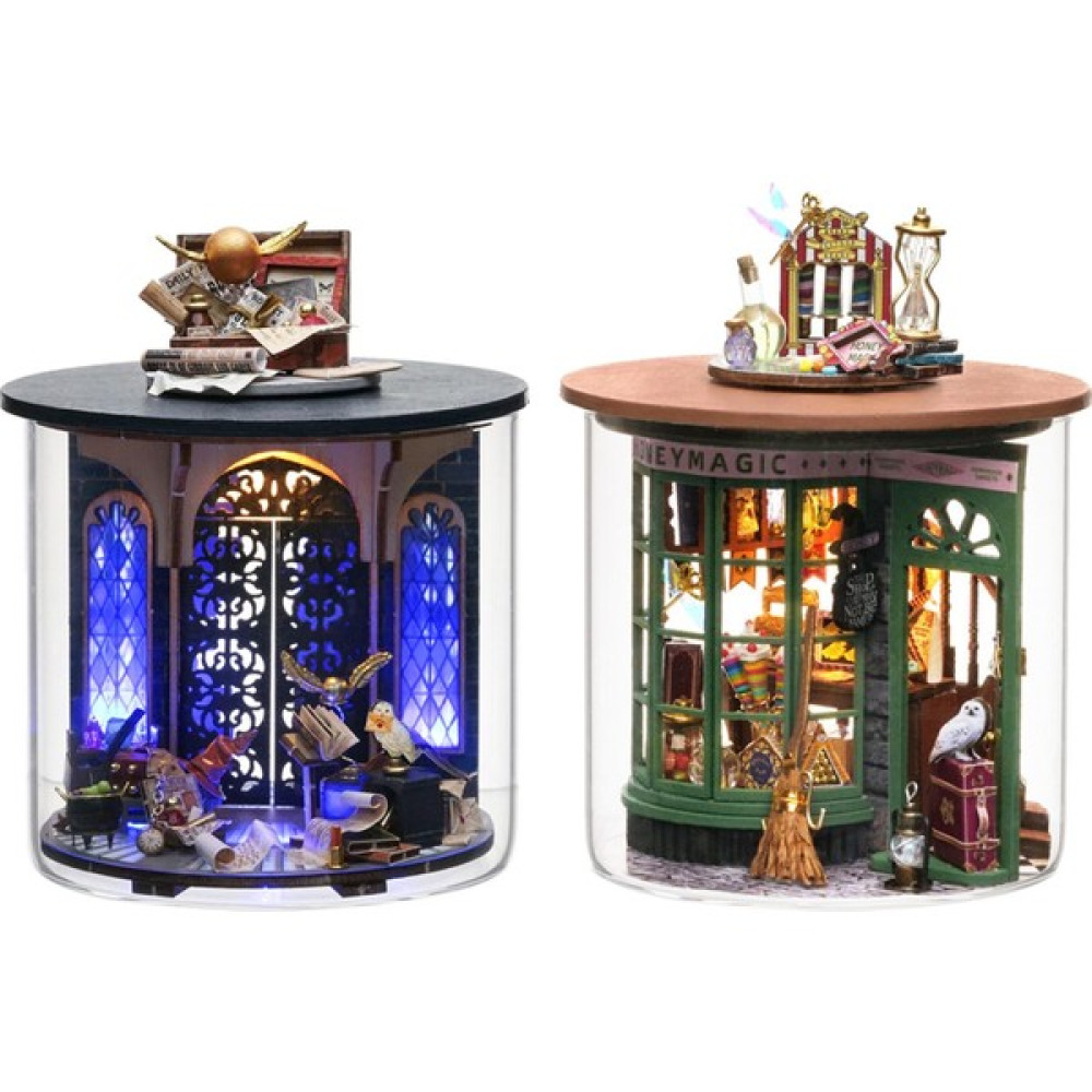 2pcs Dıy Minyatür Bebek Evi Minik Ev Harika Hediye Oyuncakları Sevgili Doğum Günü Dükkanı ve Ofis (Yurt Dışından) Bebek Oyuncakları Fiyatı