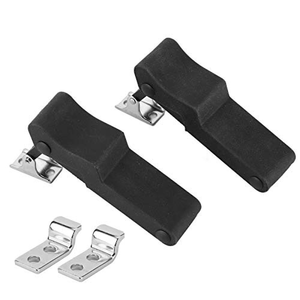 2pcs Front Storage Rack Rubber Latch Fit for Polaris Sportsman 450 570 850 Touring ETX 7081927 Black
