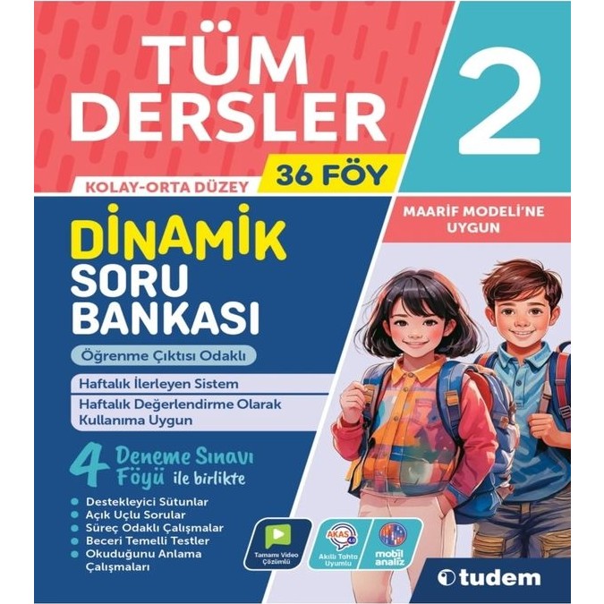 2.sınıf Tüm Dersler Dinamik Soru Bankası-Maarif Modeli Müfredat -2026 Tüm Dersler Fiyatı