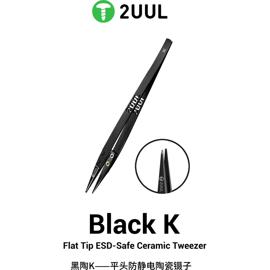 2uul TW32 Siyah K Düz Uçlu Esd-Güvenli Seramik Cımbız Diğer Fiyatı