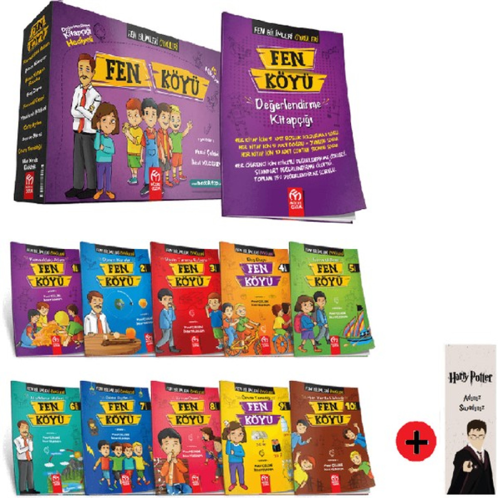 3. 4. Sınıf Hikaye Kitabı Seti Model Yayınları Fen Köyü Yeni + Kişiye Özel Isimli Harry Potter Kitap Ayracı Çocuk Masal Fiyatı