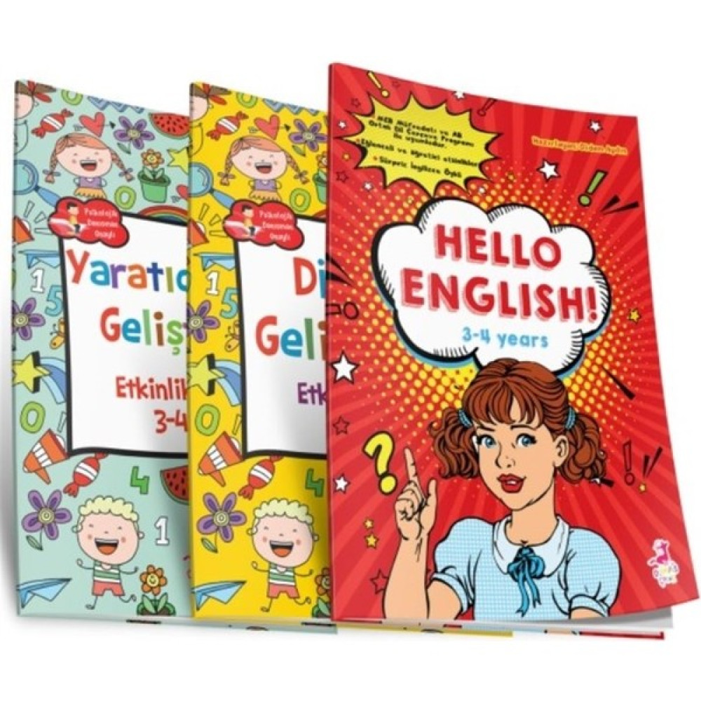 3-4 Yaş Çocuklar Için Etkinlik Serisi Set (3 Kitap Takım) - Kolektif Zeka Geliştirici Kitaplar Fiyatı