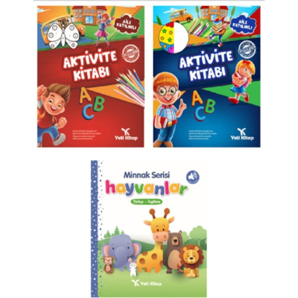 3 - 4 Yaş Evde Etkinlik Setim Zihinsel Gelişim Kitapları Fiyatı