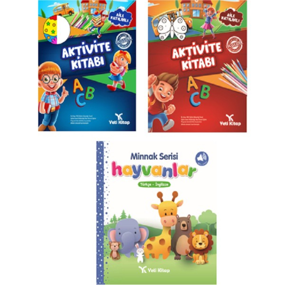 3-4 Yaş Evde Etkinlik Setim Okul Öncesi Eğitici & Öğretici Kitaplar Fiyatı