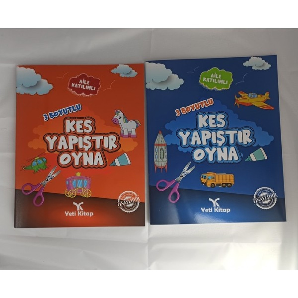3-6 Yaş Kes-Yapıştır El Becerisi Geliştirme Setim Zihinsel Gelişim Kitapları Fiyatı