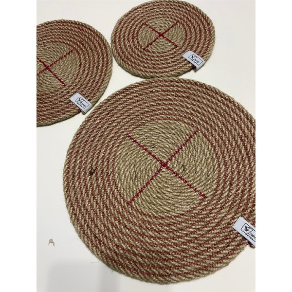 3 Adet 15-20-25 cm Nihale Seti / Çaydanlık / Tencere / Tava Altlığı Mutfak Gereçleri Fiyatı