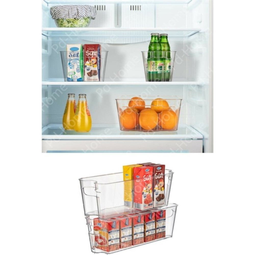 3 Adet Clear Buzdolabı & Dolap Içi Düzenleyici Organizer Küçük Boy Saklama Kapları Fiyatı