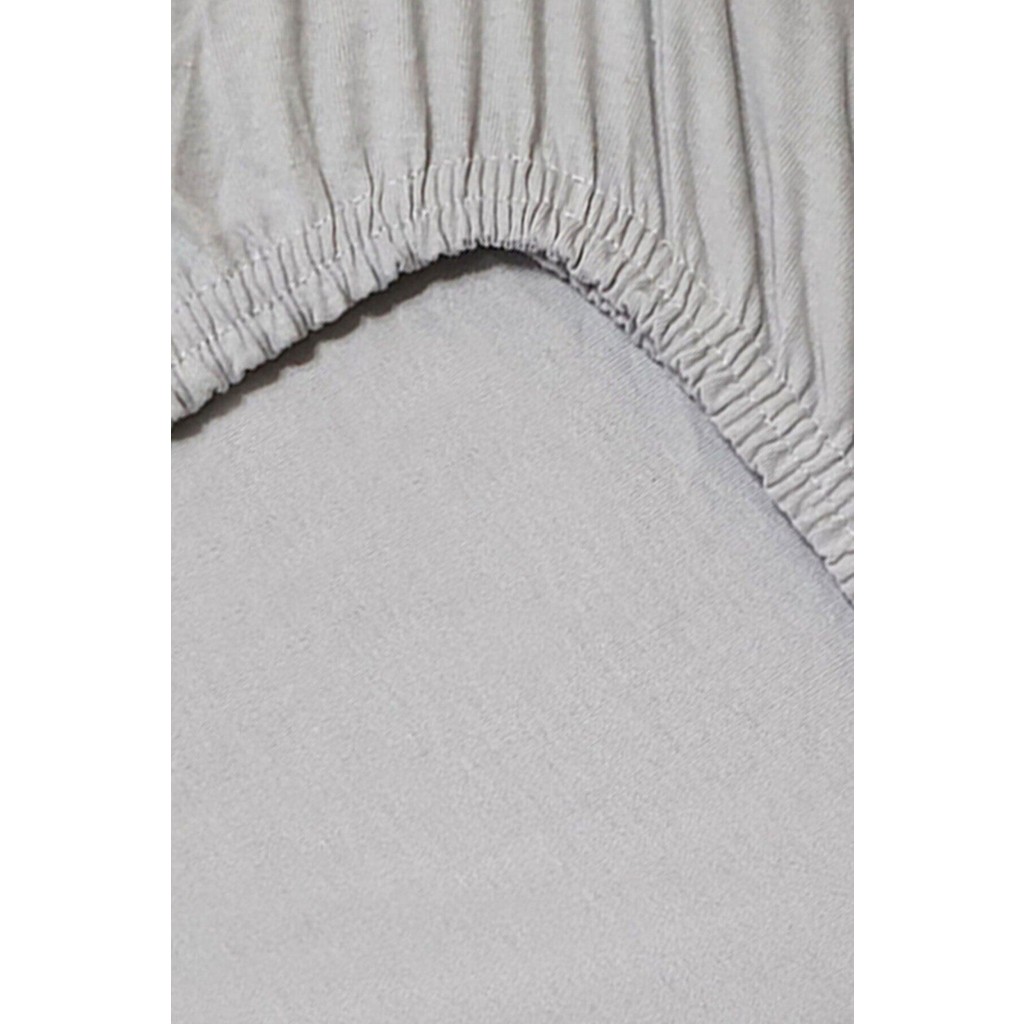 3 Adet Pamuklu ve Lastikli Penye Bebek Çarşafı - 50 x 90 cm - Gri Çarşaf Fiyatı