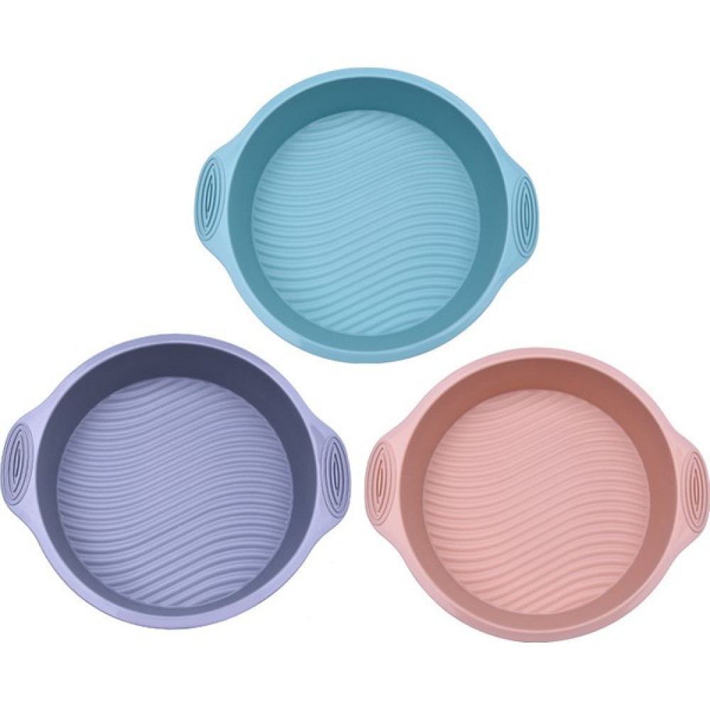 3 Adet Silikon Kek Kalıbı 29CM Pişirme Kalıbı (Yurt Dışından) - Gri - Pembe Kek Kalıpları Fiyatı