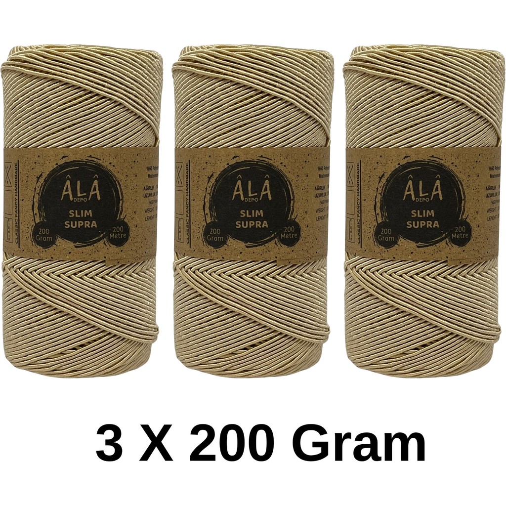3 Adet Slim Supra Ip 200 Gram Mumlu Ip 3X200 Gram (Toplam 600 Gram) - Sütlü Kahve Diğer Fiyatı