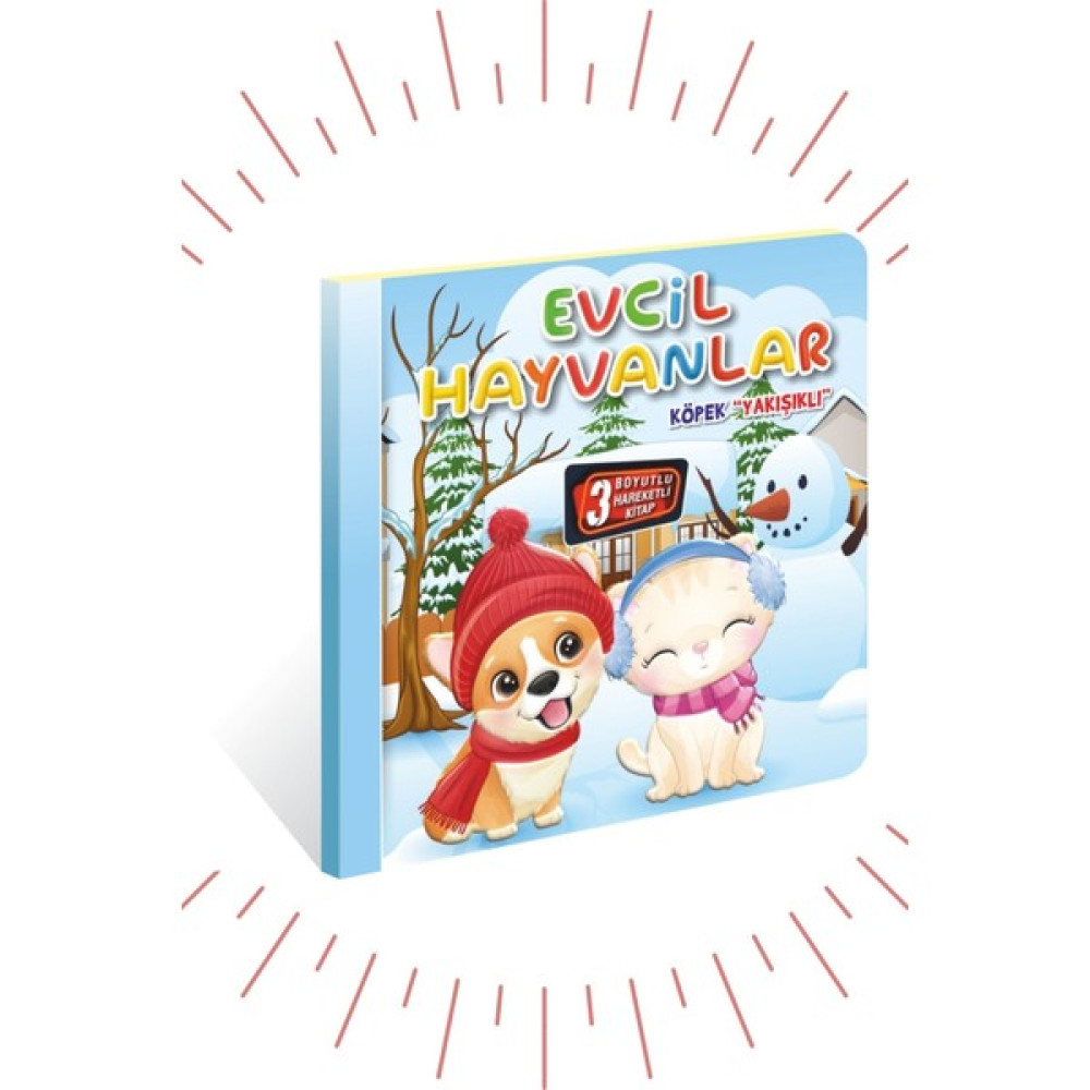 3 Boyutlu ve Hareketli Kitaplar 2 "evcil Hayvanlar Köpek Yakışıklı" Pop-Up Kitap Evcil Hayvan Ürünleri Fiyatı
