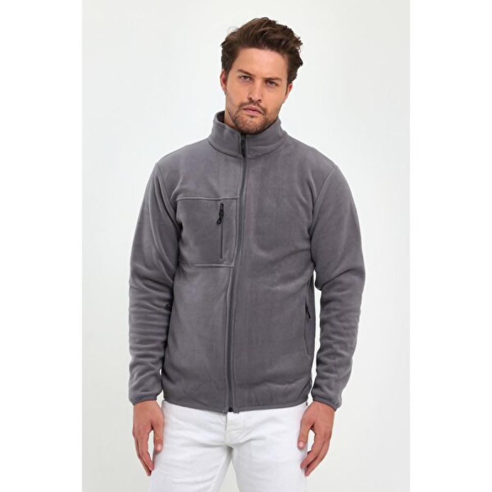 3 Cepli Fermuarlı Tüy Tutmaz Softshell Gri Polar P3-101-06 Erkek Gömlek Fiyatı