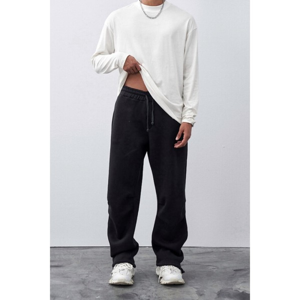 3 Iplik Bol Paça Baggy Oversize Siyah Eşofman Altı Giyim (Outdoor) Fiyatı