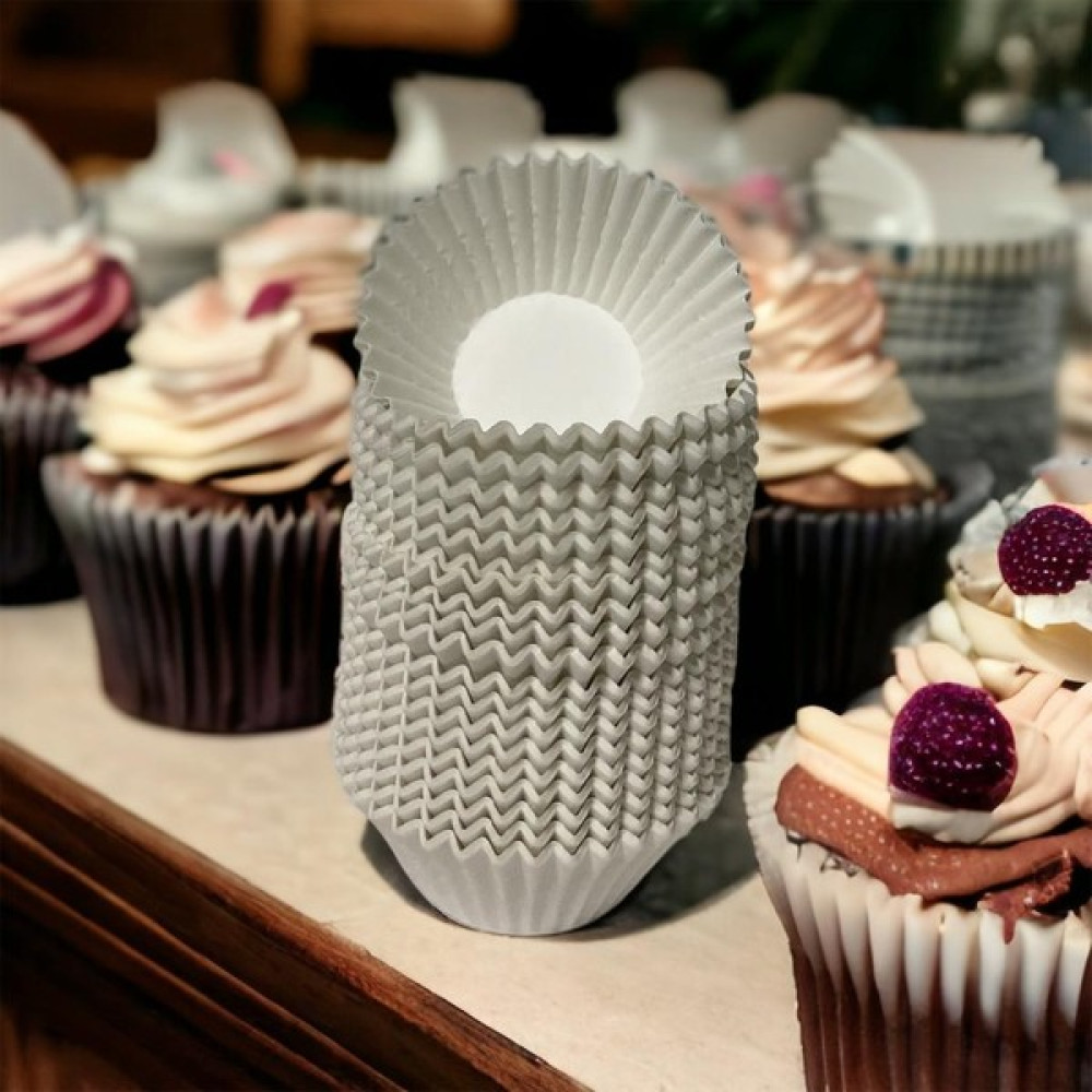 3. No Muffin - Cupcake Kapsül 30 x 40 (750 Adet) - Beyaz Kek Kalıpları Fiyatı