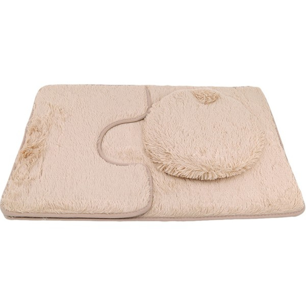 3 Parçalı Banyo Kaymaz Mat Seti Tuvalet Halı Kaymaz Duş Halı Seti Ev Tuvalet Kapağı Duş Halı Paspas |kahverengi Üç Parçalı Set 50 * 80 cm + 50 * 40... Klozet Takımı Fiyatı