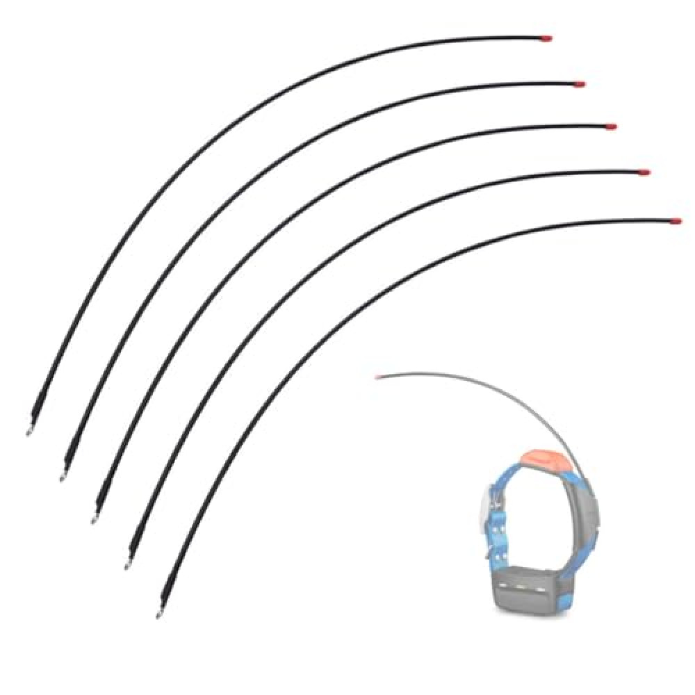 3 PCS Replacement Antennas for Garmin Dog Collar, Standard VHF Long-Range Antenna for Garmin DC50, T5, TT10, TT15, TB10 Dog Device, Black