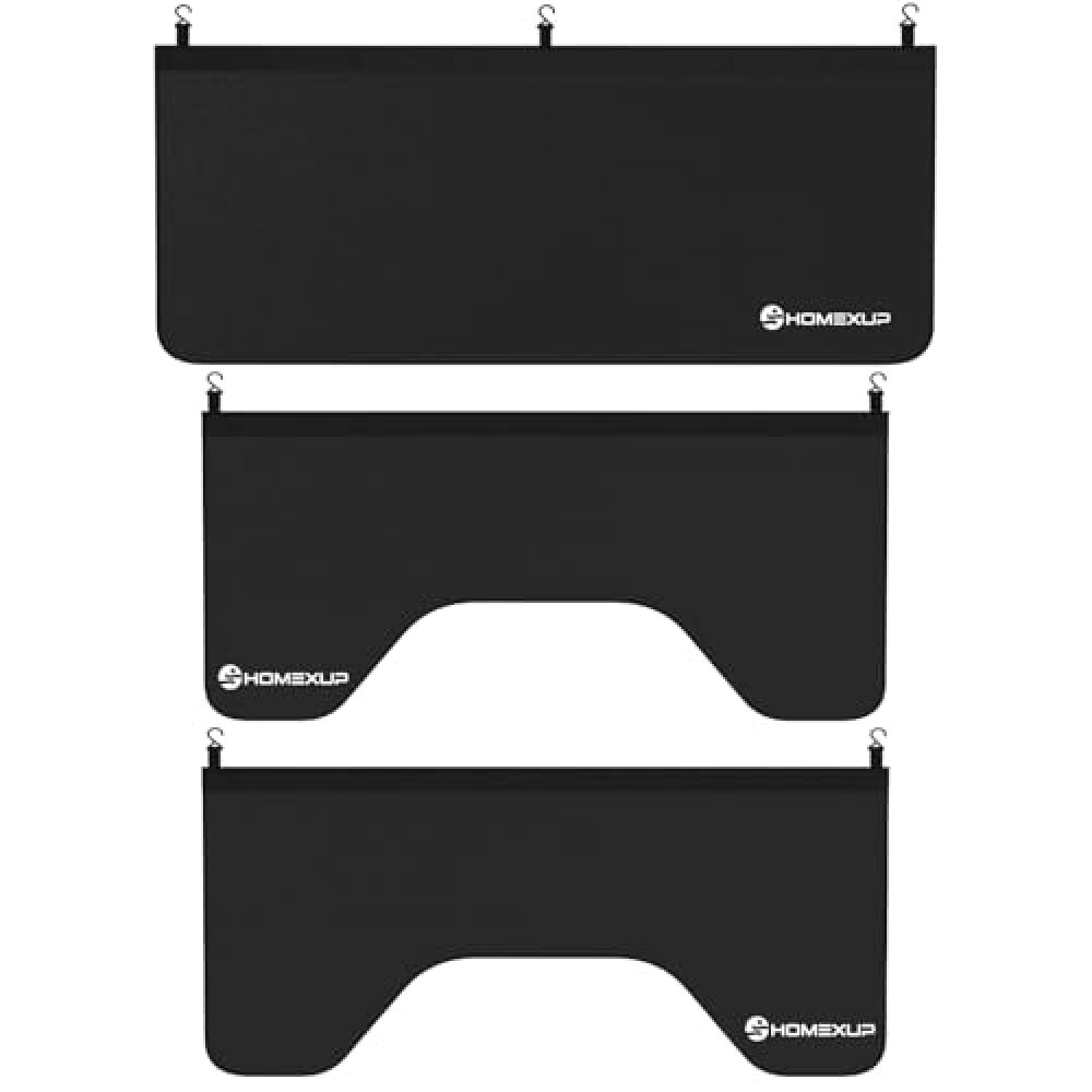 3-Piece Magnetic Fender Covers for Mechanics - 25 Strong Magnets & 7 Hooks - Dual-Layer Car Fender Protector Mats, Waterproof, Universal Fit for Sedans, Station Wagons with Storage Bag（Size L）
