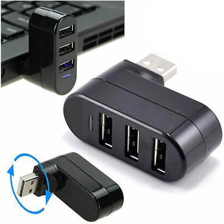 3 Port 180 Dirsek USB Hub Çoğaltıcı Çoklayıcı USB 2.0 Çoklama Bilgisayar Çevirici ve Adaptörü Fiyatı