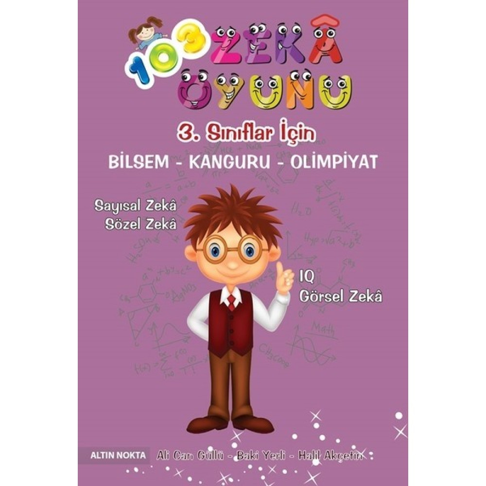 3. Sınıf 103 Zeka Oyunu Bilsem - Kanguru - Olimpiyat Kitabı Ders Sınav Kitapları Fiyatı