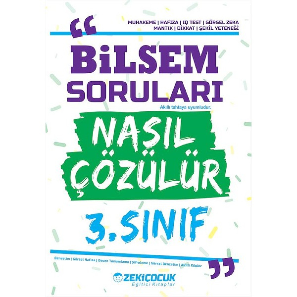 3. Sınıf Bilsem Soru Bankası Nasıl Çözülür Zeki Çocuk Yayınları Kaynak Kitapları Fiyatı